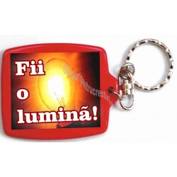 Breloc cu rama color, Fii o lumina!